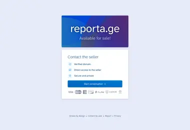 Скриншот reporta.ge