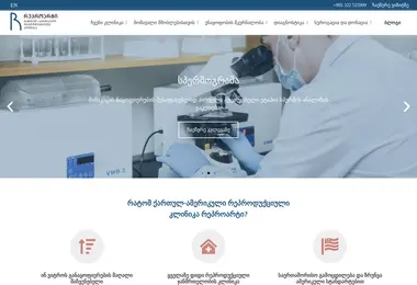 Скриншот reproart.ge