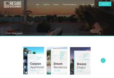 Скриншот reside.ge
