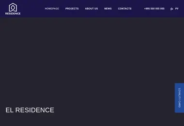 Скриншот residence.com.ge