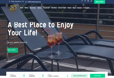 residenceplaza.ge-ის ეკრანის სურათი