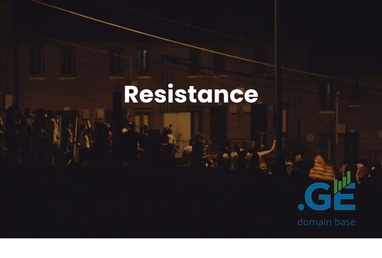 Screenshot of the site resistance.ge