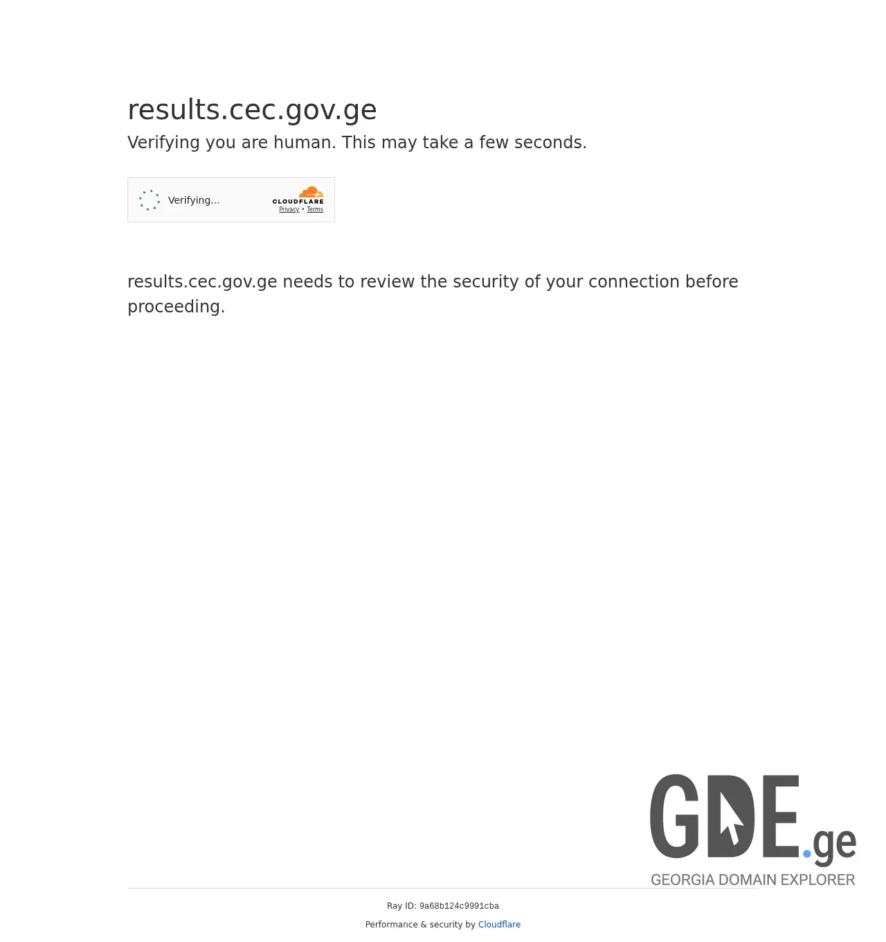 Screenshot of the site results.cec.gov.ge at 2025-11-30