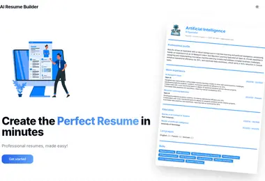 resumes.ge-ის ეკრანის სურათი