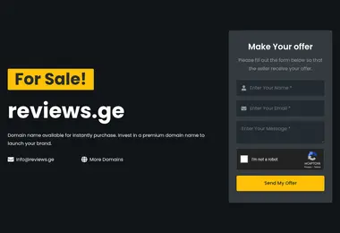 Screenshot of reviews.ge