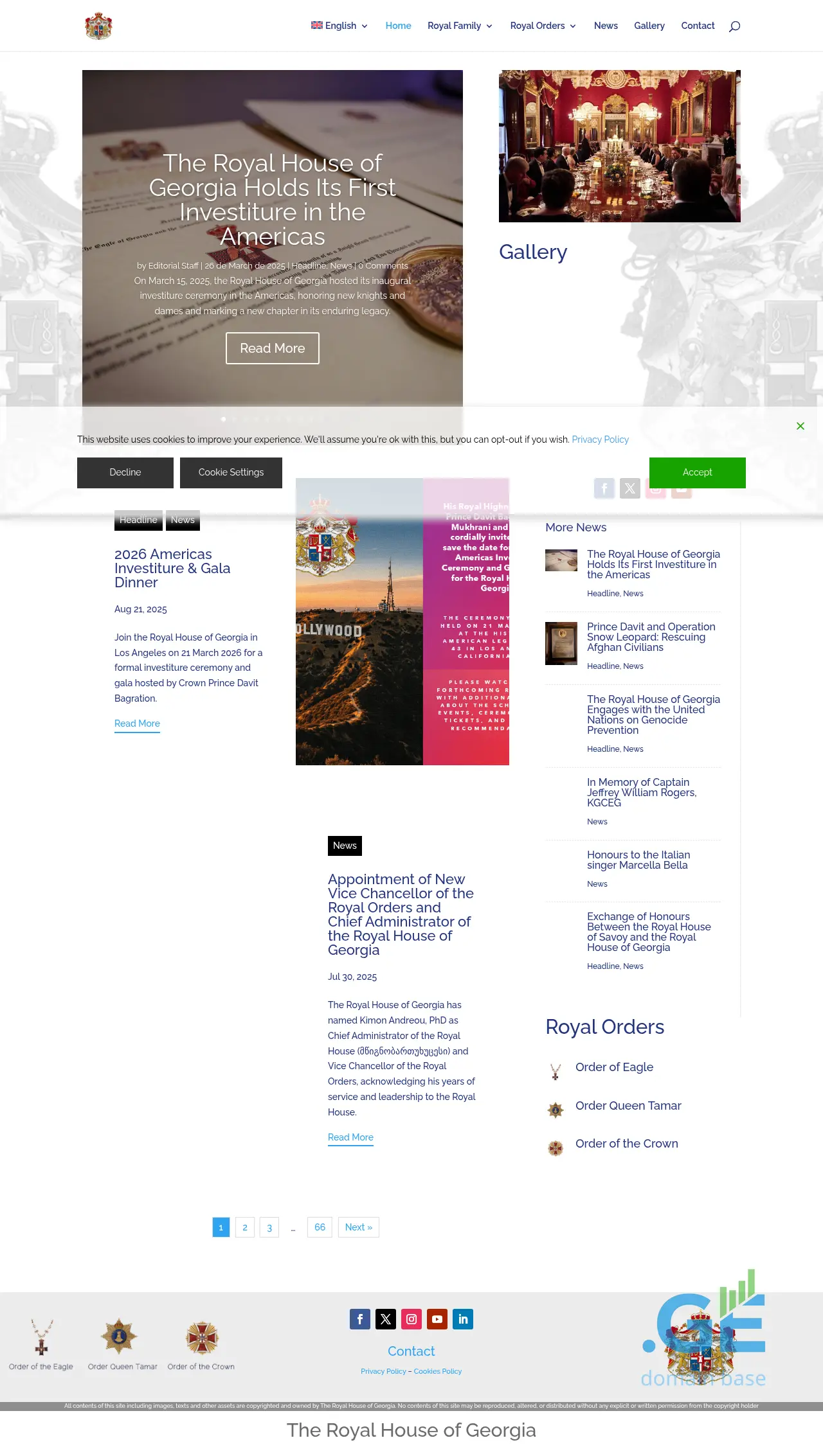 Screenshot of the site rhg.ge at 2025-10-11