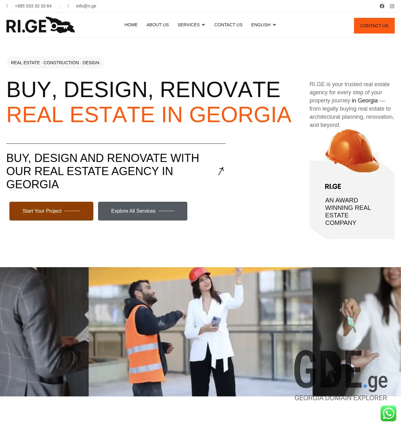 Screenshot of the site ri.ge at 2025-12-03
