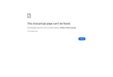 ricocard.ge-ის ეკრანის სურათი