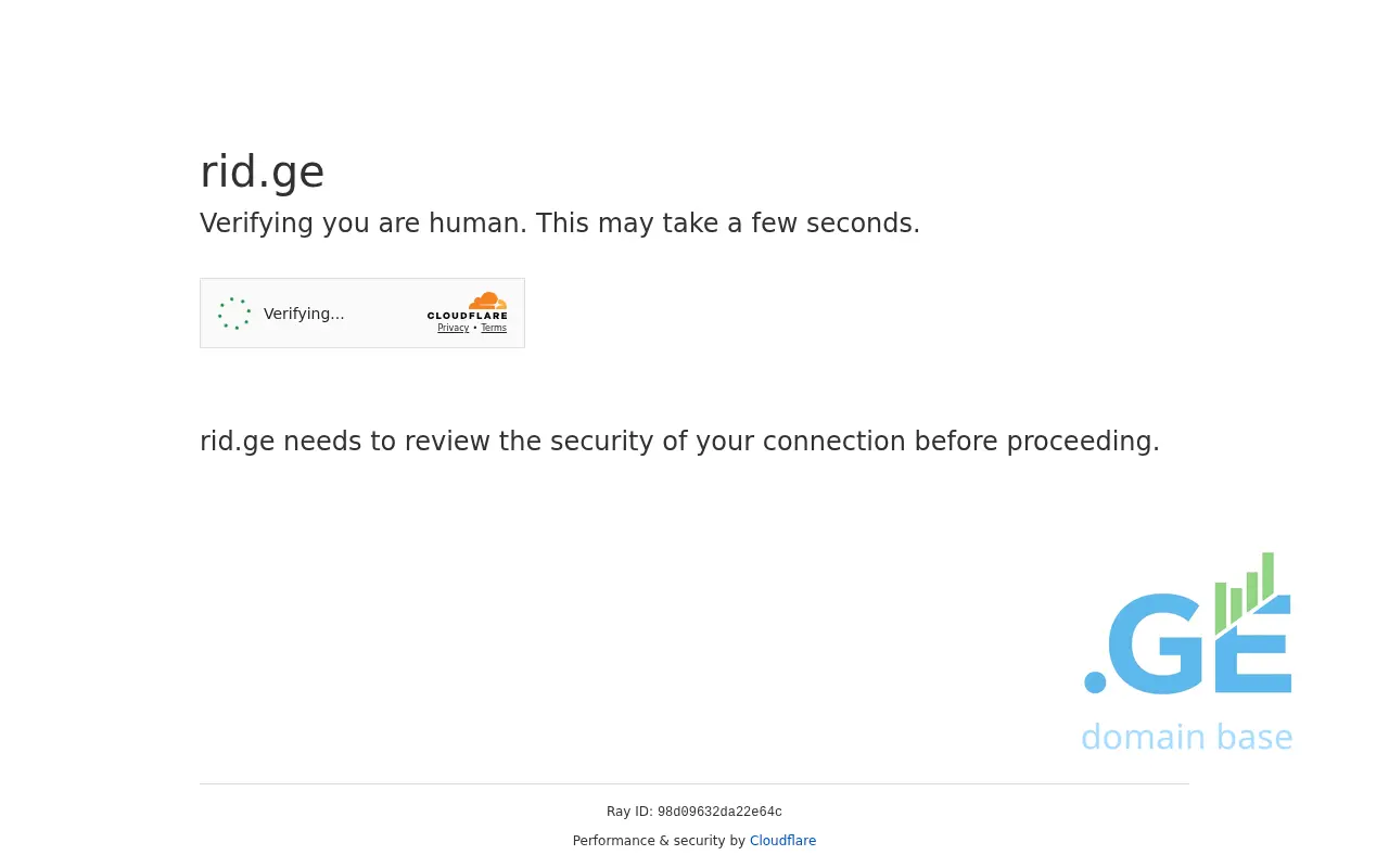 Screenshot of the site rid.ge at 2025-10-11