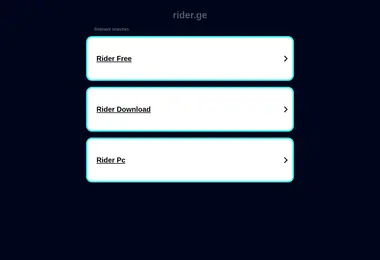 Screenshot of rider.ge