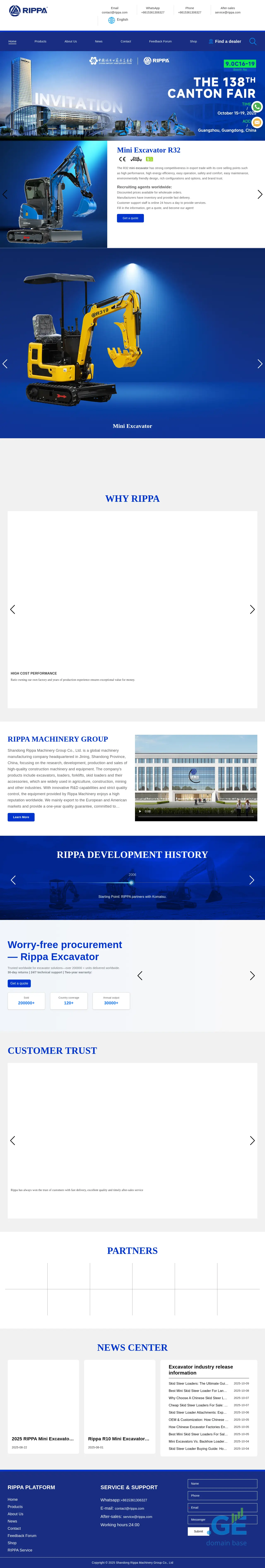 Screenshot of the site rippa.ge