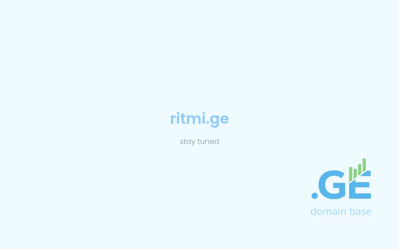 Screenshot of the site ritmi.ge