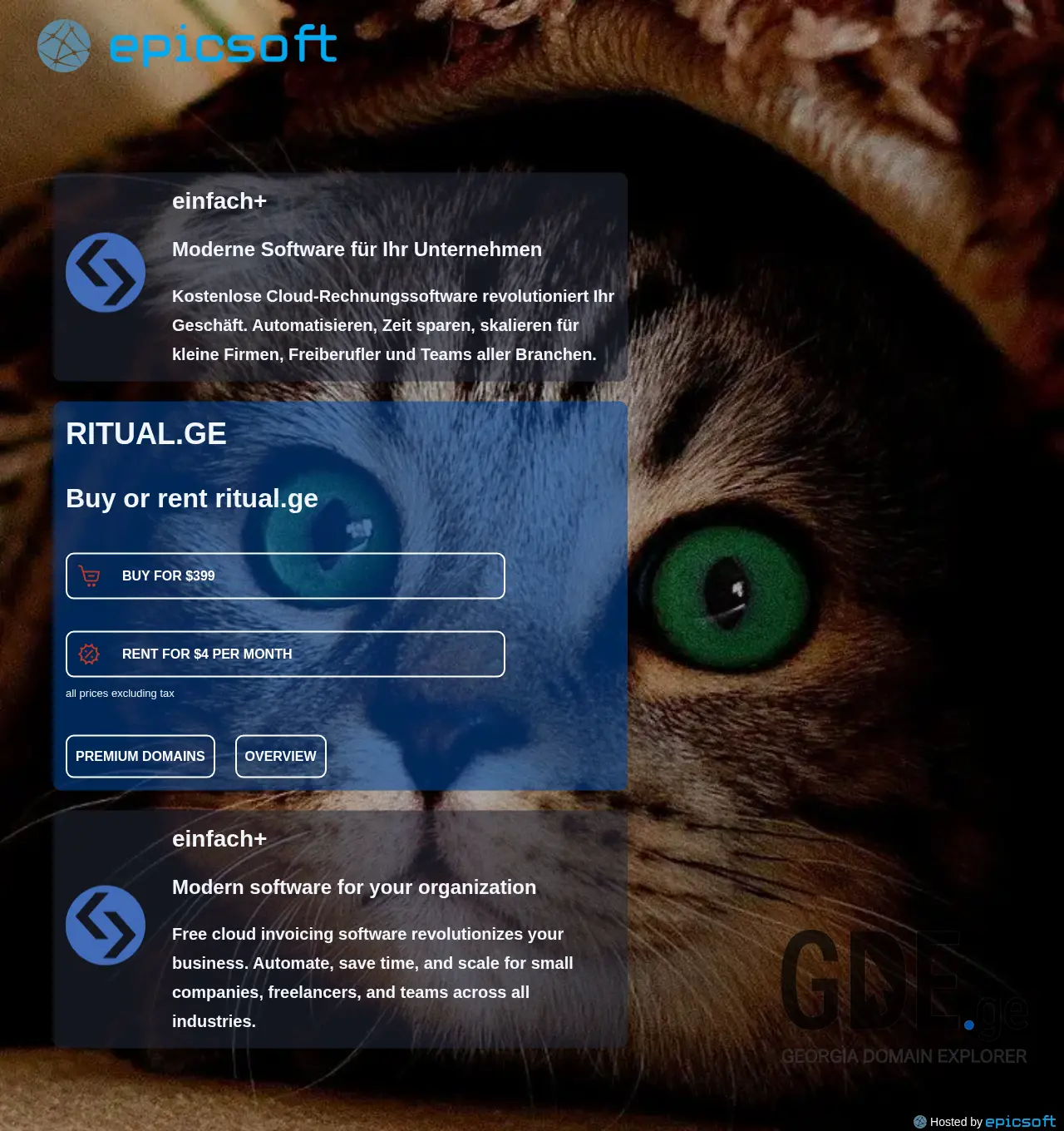 Screenshot of the site ritual.ge at 2025-12-01