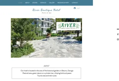 Screenshot of riverhotel.ge