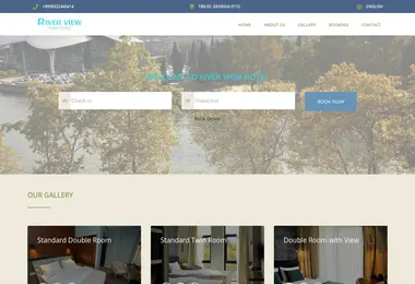 Скриншот riverviewhoteltbilisi.ge