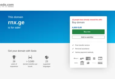 rnx.ge-ის ეკრანის სურათი