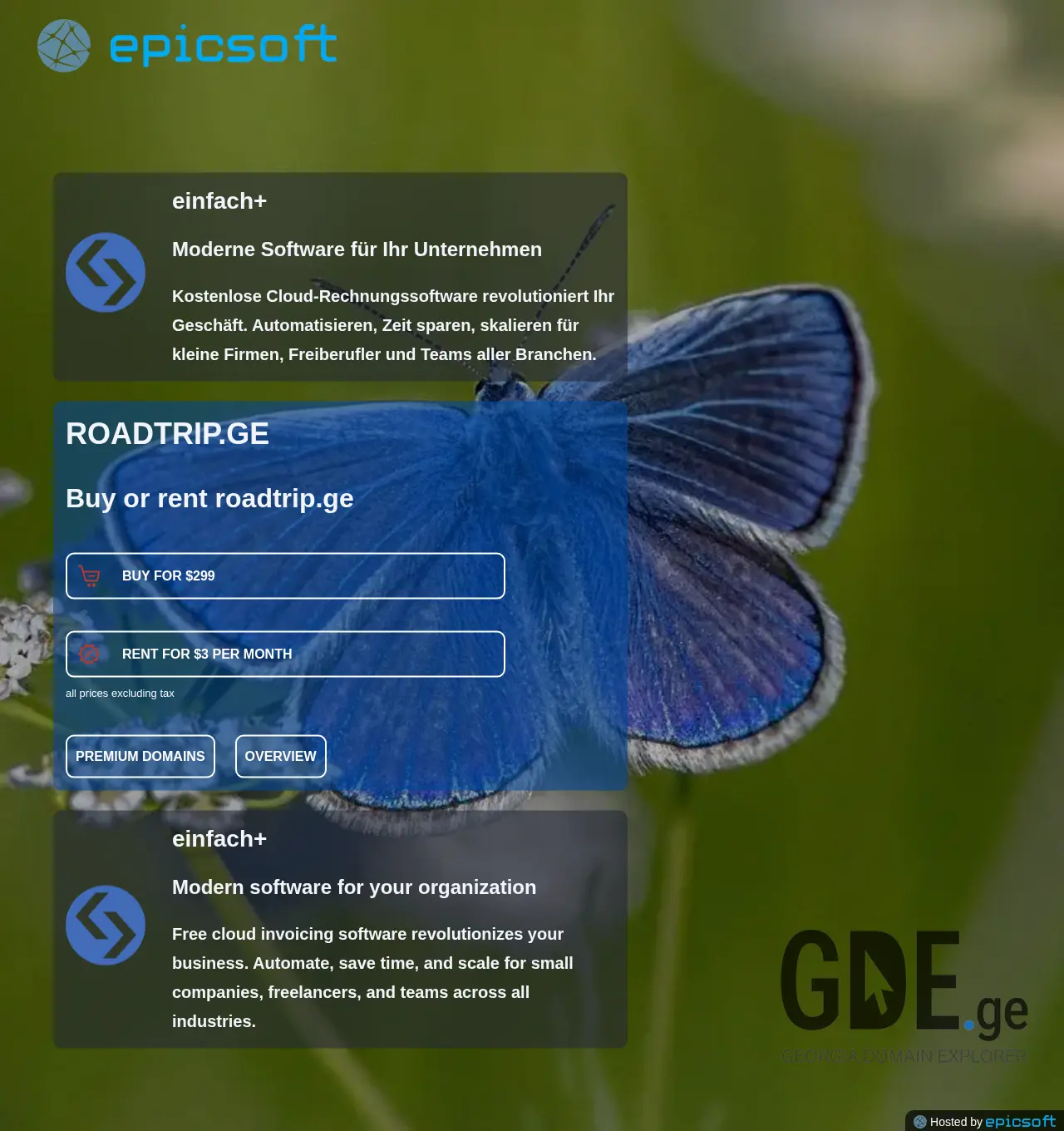 Screenshot of the site roadtrip.ge at 2025-12-03