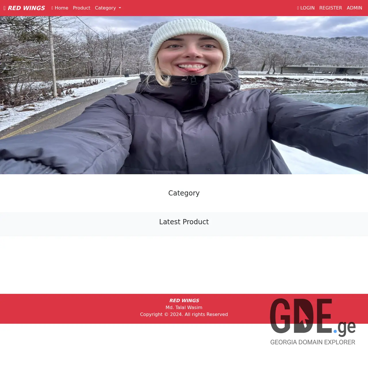 Screenshot of the site robotuni.ge at 2026-01-26