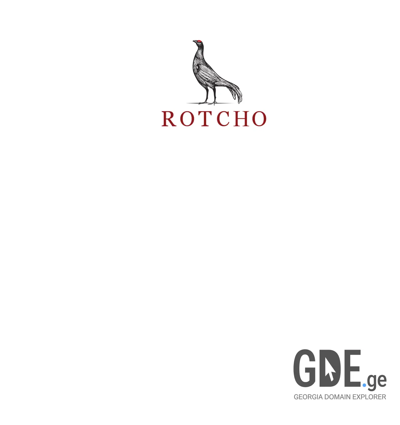 Screenshot of the site rocho-wines.ge at 2025-12-03