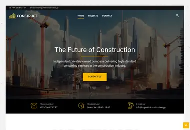 Screenshot of rogantiniconstruction.ge