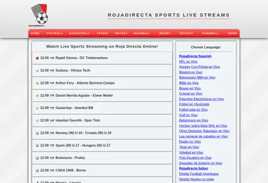 rojadirecta.ge-ის ეკრანის სურათი