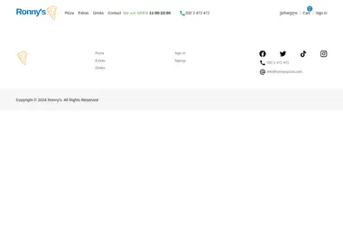 Screenshot of ronnyspizza.ge