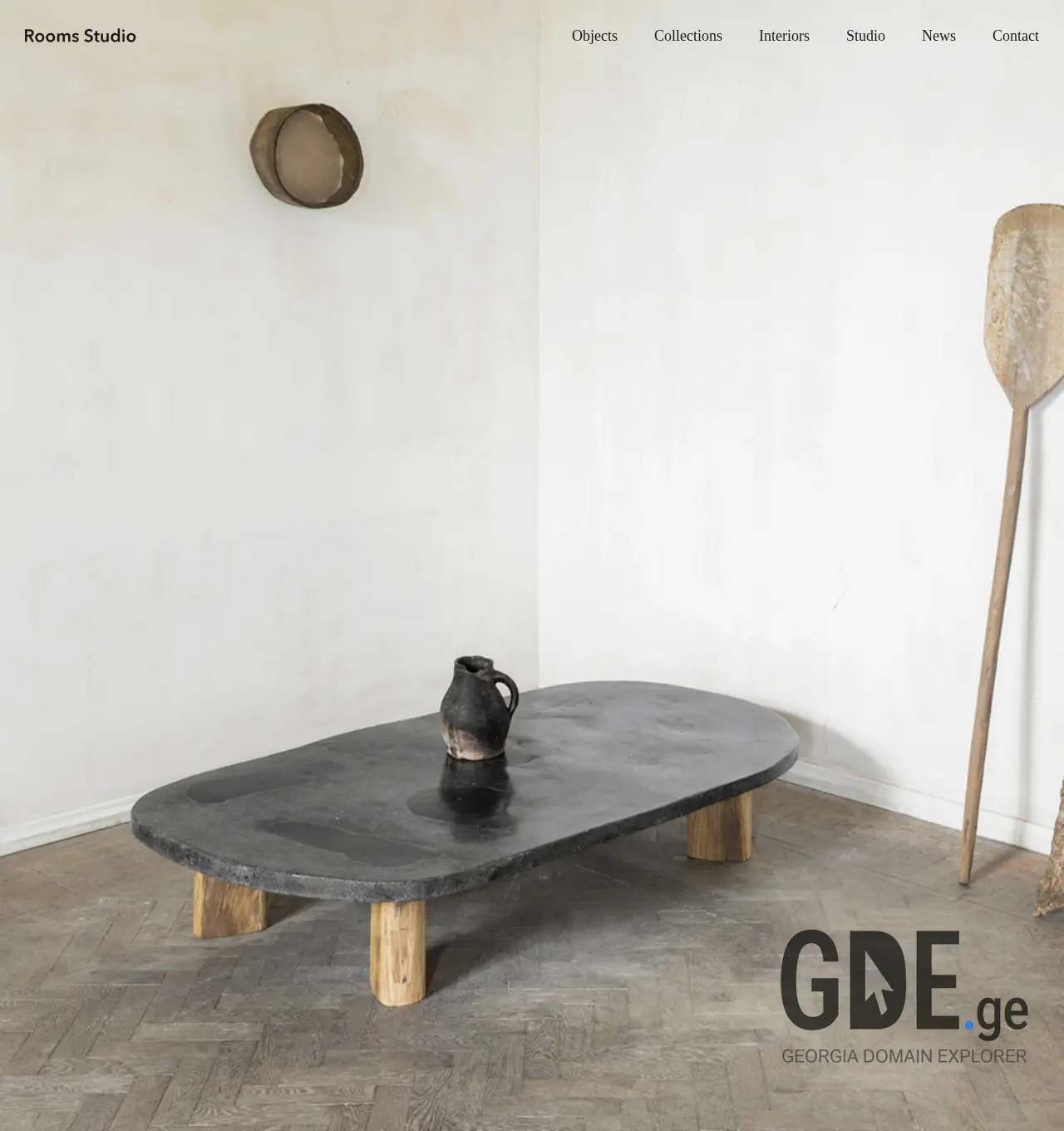 Screenshot of the site rooms.ge at 2025-11-29