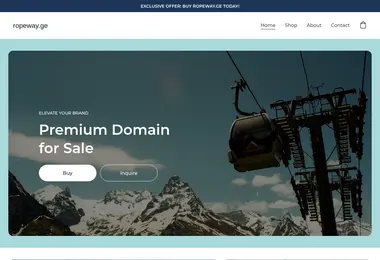 Screenshot of ropeway.ge