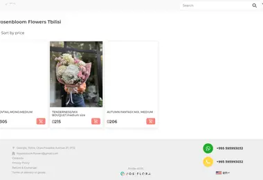 Screenshot of rosenbloom.ge