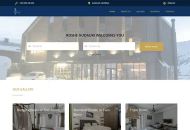 Screenshot of roshegudauri.ge