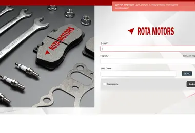 Screenshot of rotamotors.ge