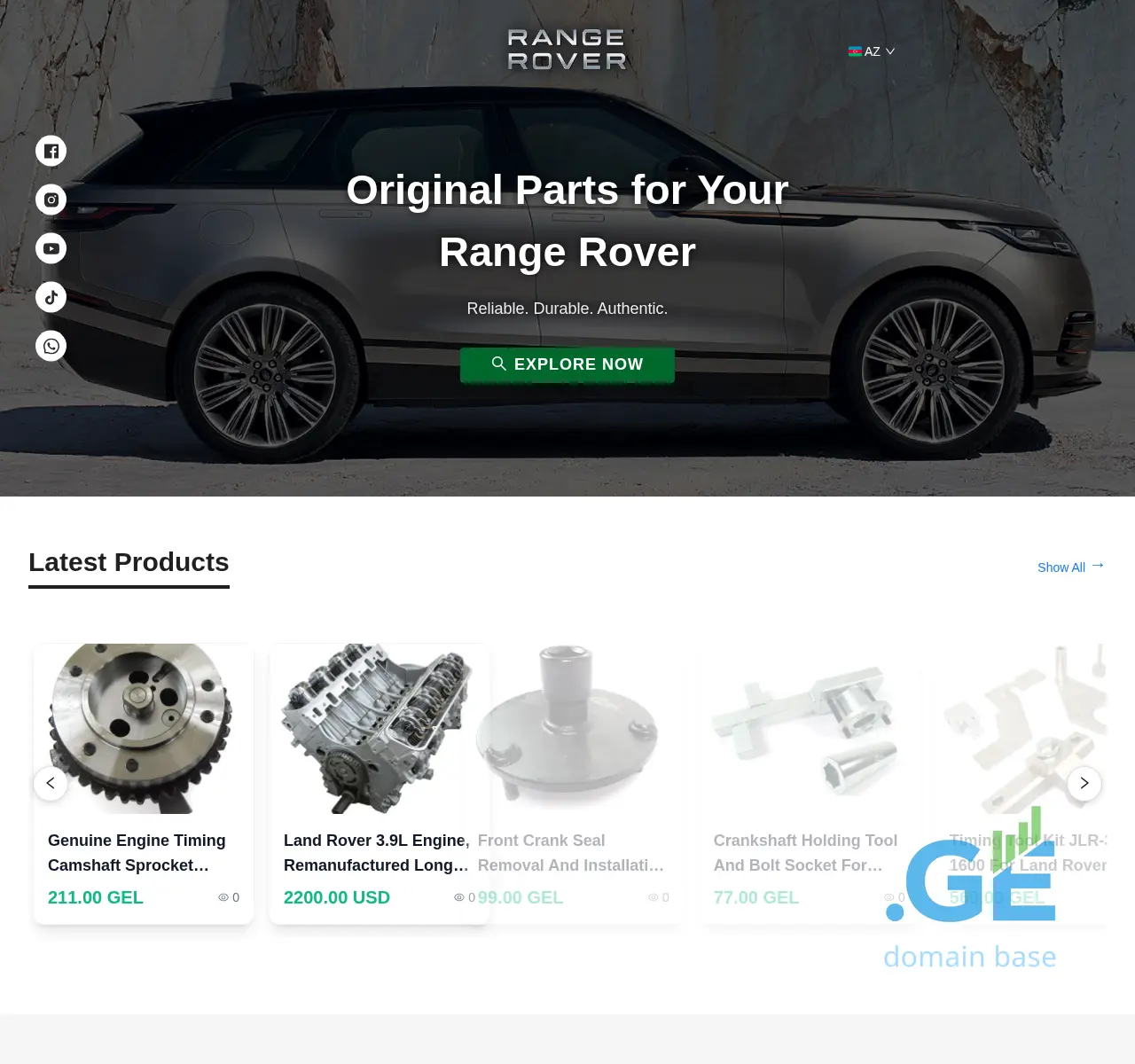 Screenshot of the site rrservice.ge at 2025-11-11