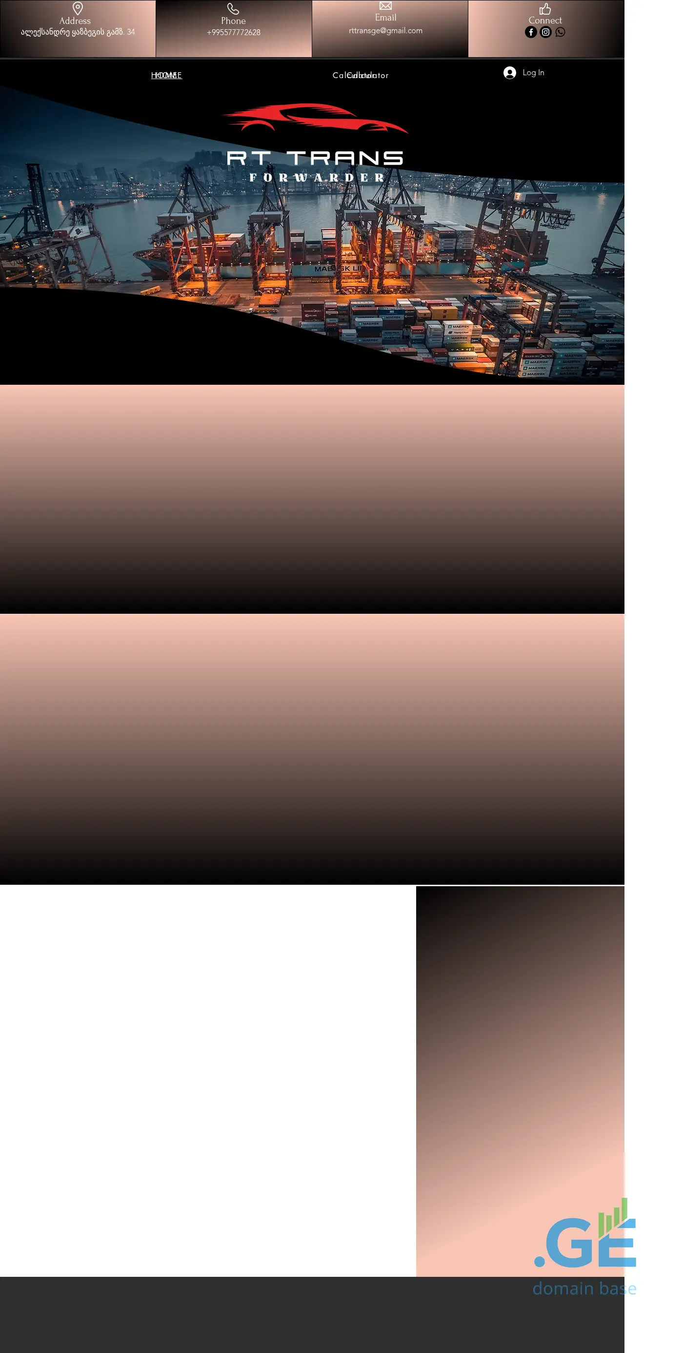Screenshot of the site rtt.ge