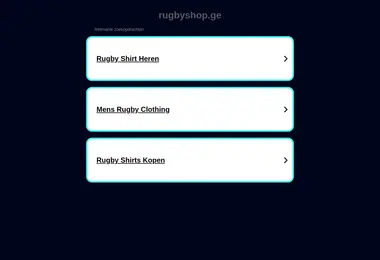 Screenshot of rugbyshop.ge