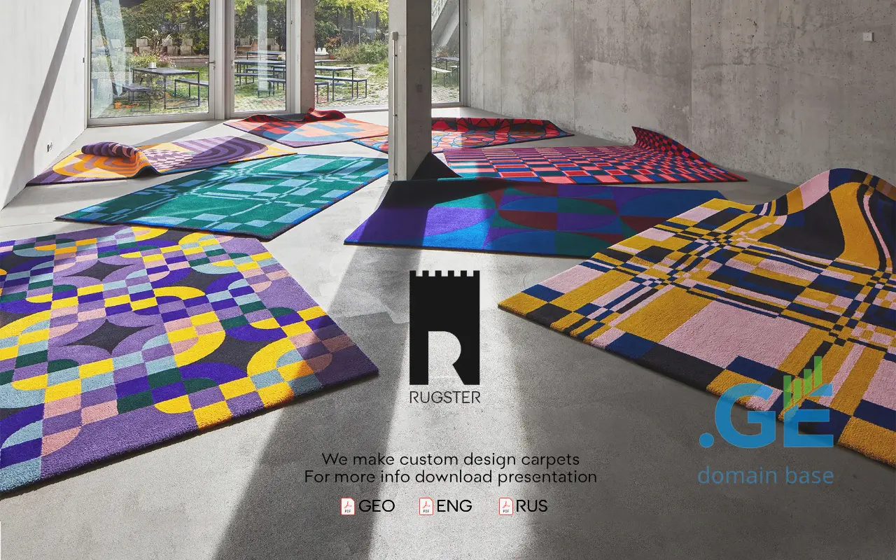 Screenshot of the site rugster.ge