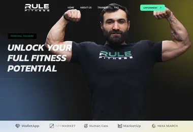 Screenshot of rulefitness.ge