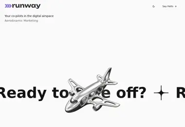 Screenshot of runway.ge