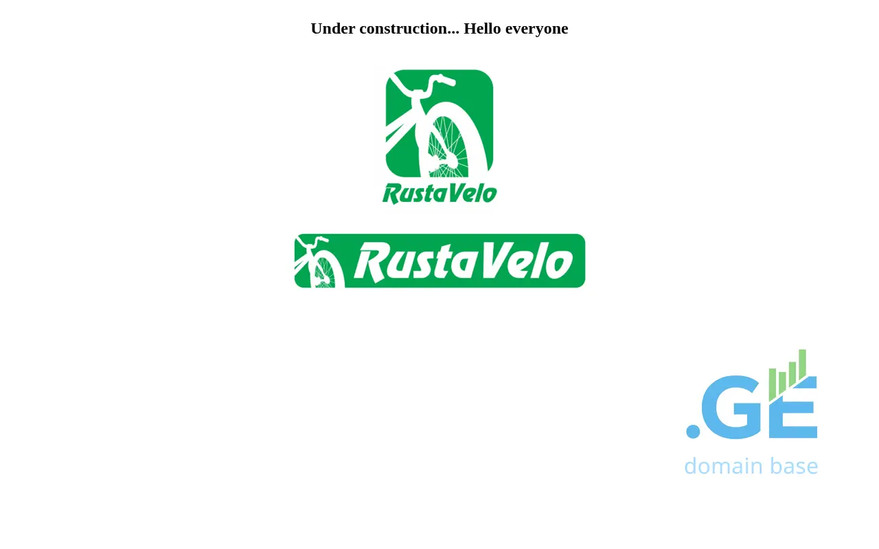 Screenshot of the site rustavelo.ge