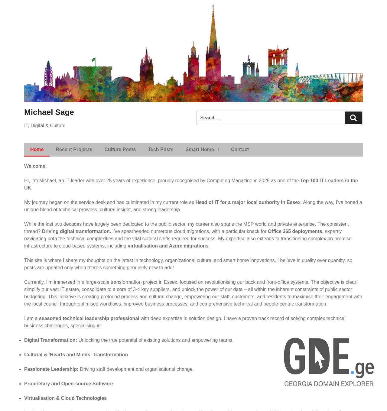 Screenshot of the site s4.ge at 2025-12-03