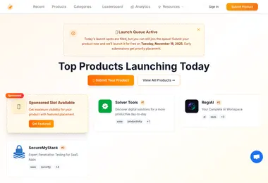 Screenshot of saaspa.ge
