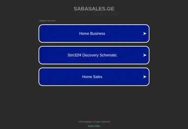 Скриншот sabasales.ge