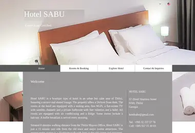 Screenshot of sabu.ge