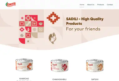 Скриншот sadili.com.ge