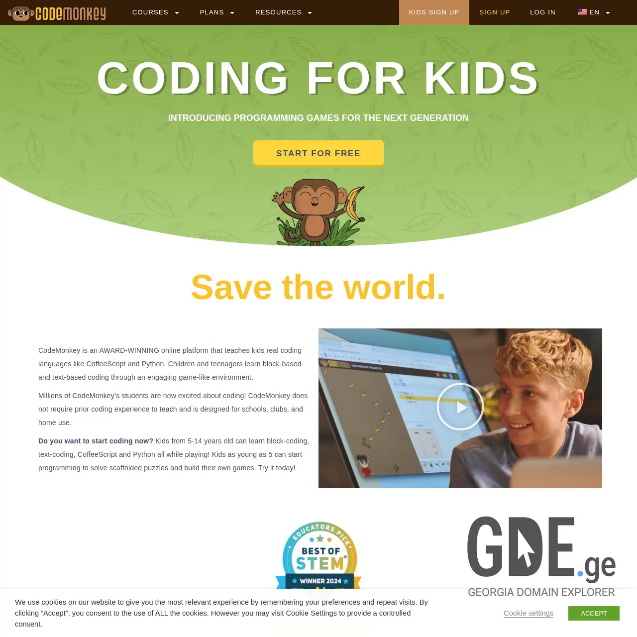 Screenshot of the site sadmerame.ge at 2025-12-11