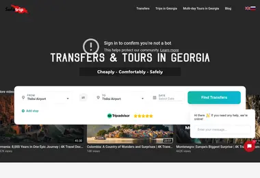 Скриншот safetravel.ge