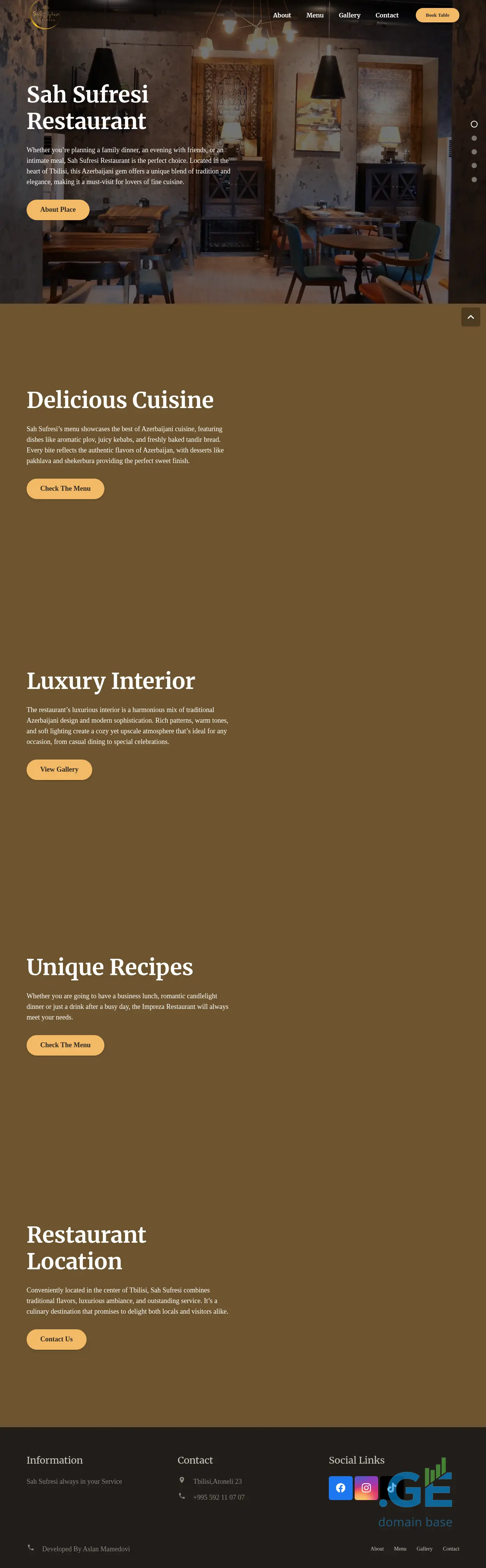 Screenshot of the site sahsufresi.ge