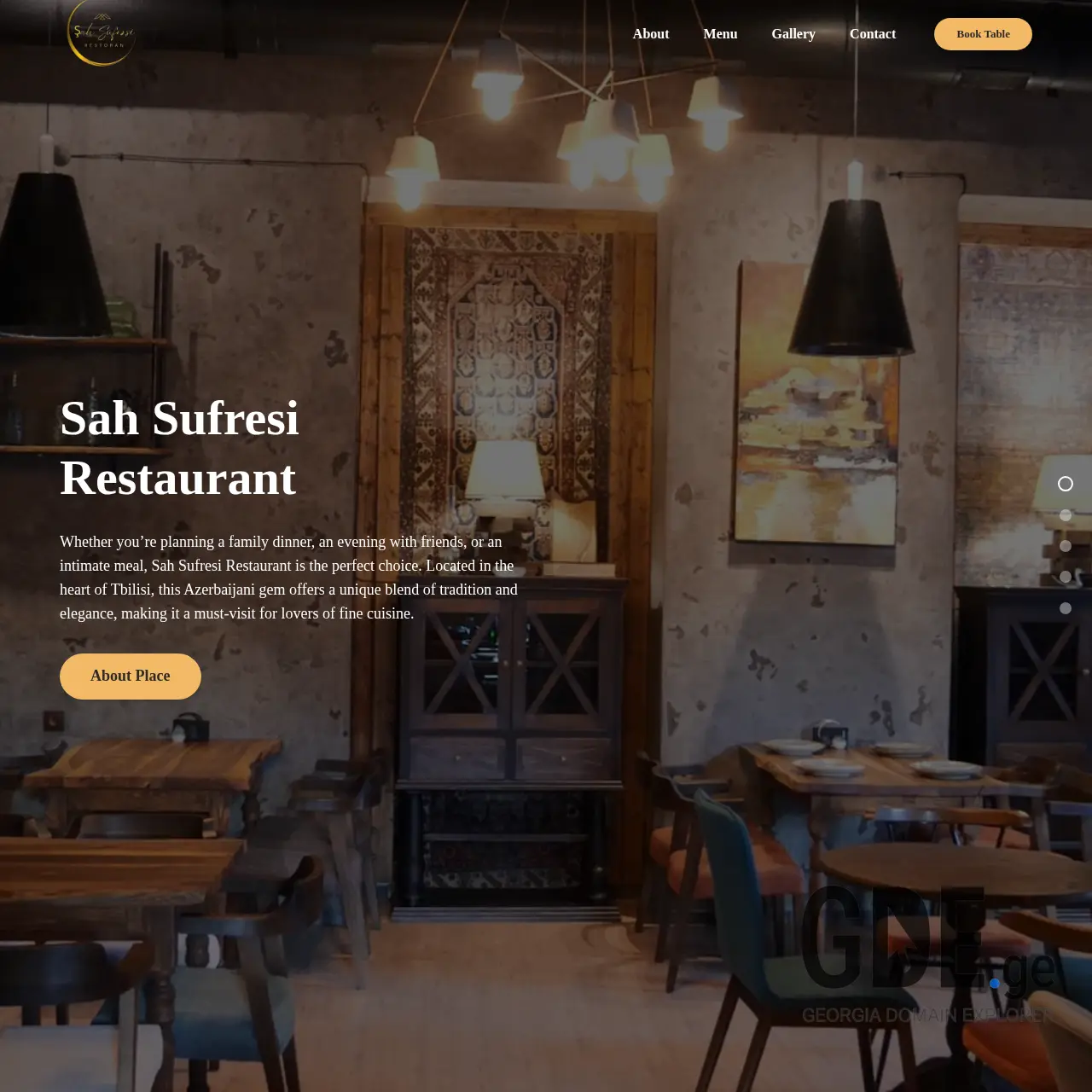 Screenshot of the site sahsufresi.ge at 2025-12-11