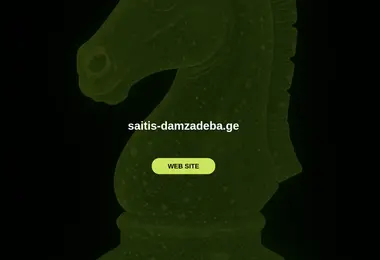 Screenshot of saitis-damzadeba.ge