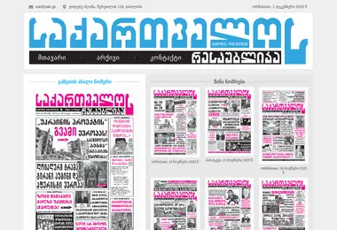 Скриншот sakresp.ge