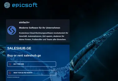 Screenshot of saleshub.ge
